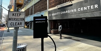 Gravity curbside charger